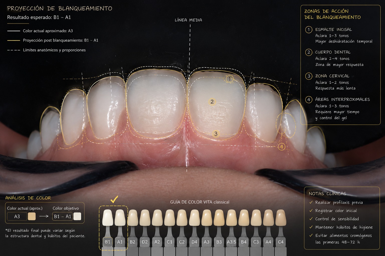 Promoción de blanqueamiento dental en COID